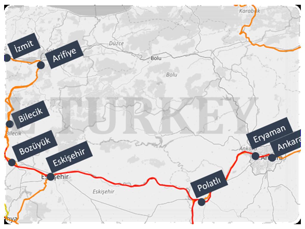 Ankara-İstanbul Yüksek Hızlı ve Başkentray Hatları Elektrifikasyon Sistemleri Bakım ve Onarımı
