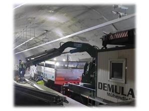 İkitelli – Ataköy Metro Line Luftseilbahnsystem Materialversorgung, Montage, Test und Inbetriebnahme Arbeiten Projektbau